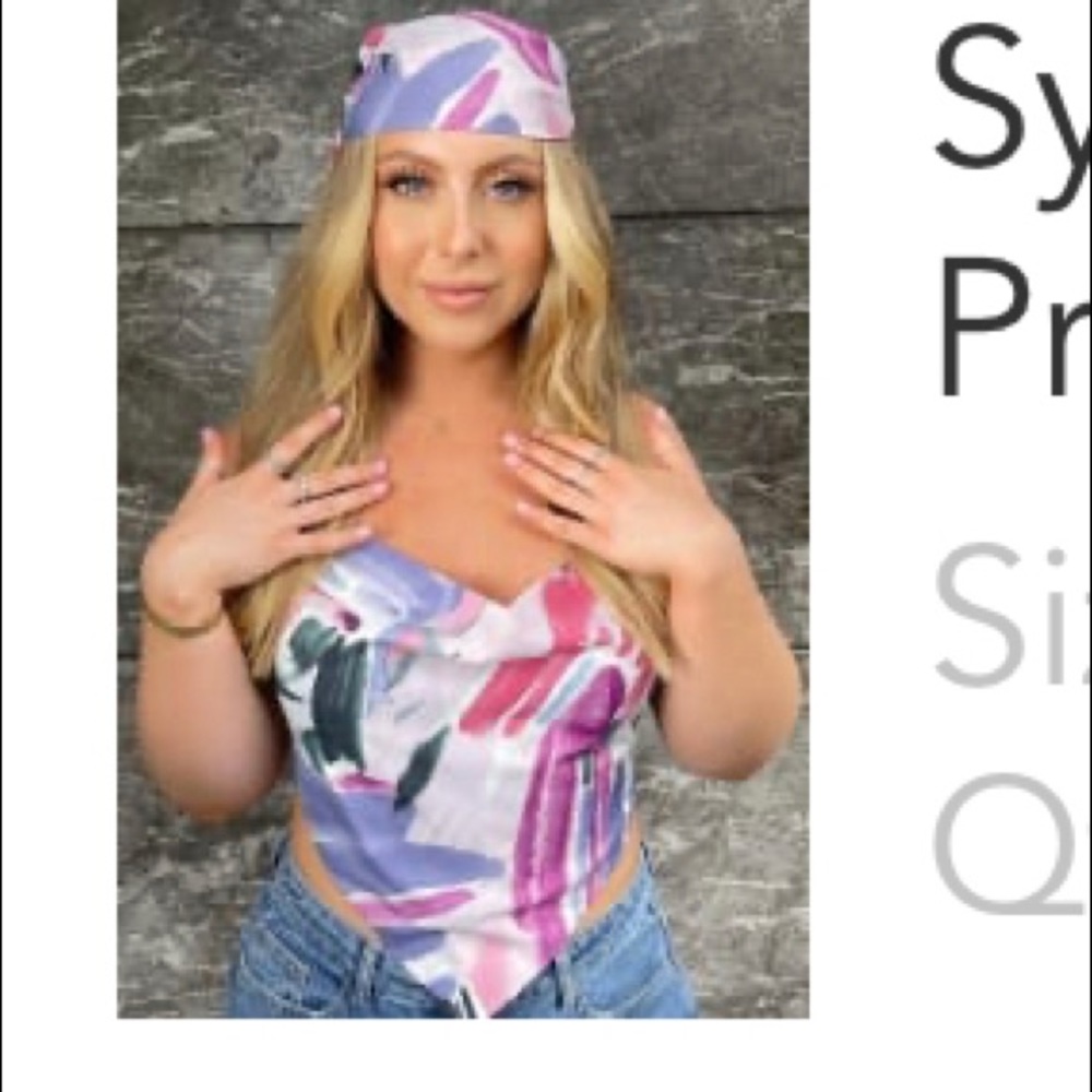 In The Style Bandana top
